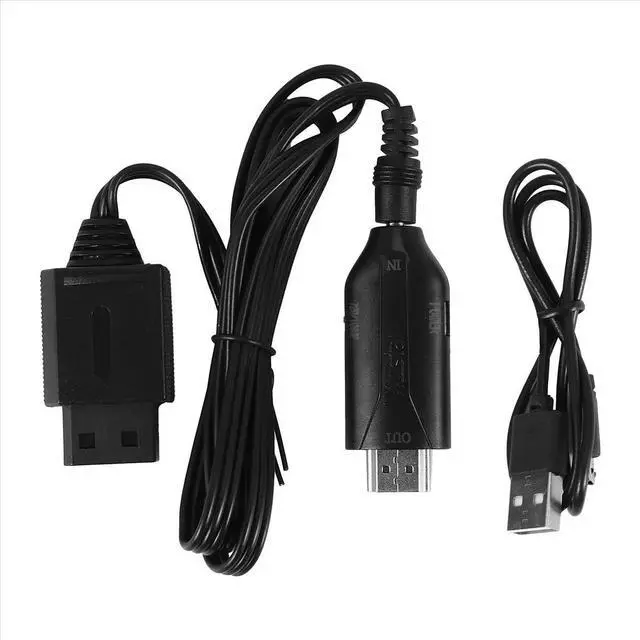 Alt view image 5 of 6 - To -Compatible Converter Cable 2 -Compatible for HDTV Monitor Display To -Compatible Adapter