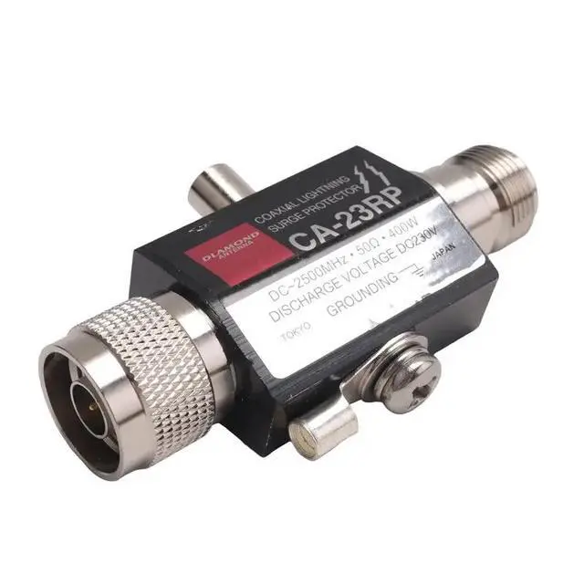 Alt view image 5 of 6 - CA-23RP Lightning-Arrester Protector N Male To N Female Coaxial Radio Repeater Anti-Lightning Antenna Surge Protector