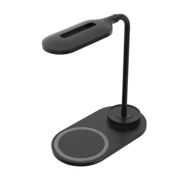Alt view image 6 of 6 - QC3.0 Fast Charging 15W Desk Lamp Adjustable Light, 3 Color Temperature Options