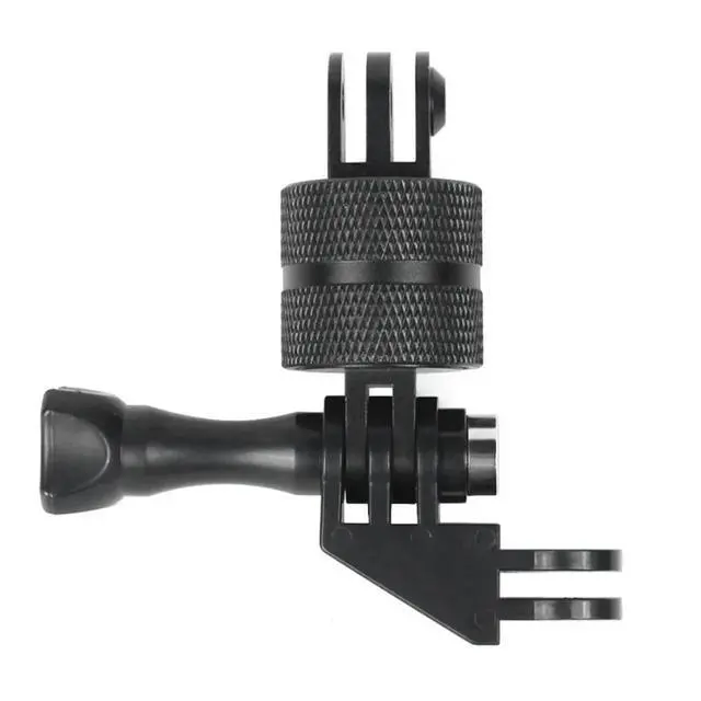 Alt view image 5 of 6 - 360 Degree Rotating Joint Connector Bracket 90 Degree Elbow Tripod Mount Adapter for 13 12 11 Action Camera