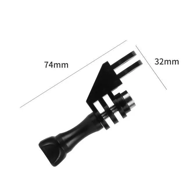 Alt view image 6 of 6 - 360 Degree Rotating Joint Connector Bracket 90 Degree Elbow Tripod Mount Adapter for 13 12 11 Action Camera