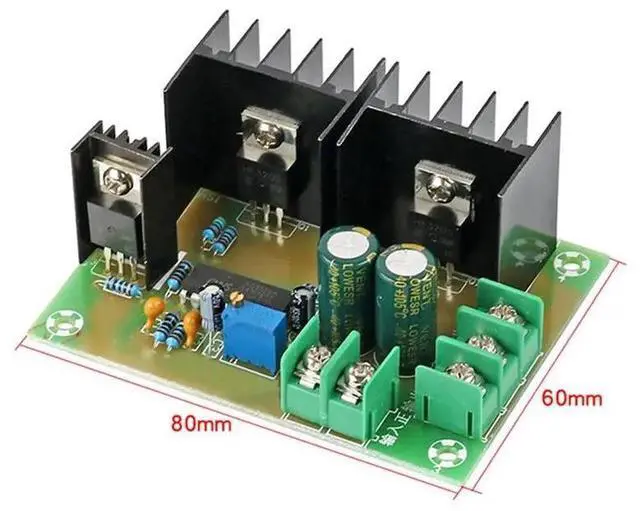 Alt view image 6 of 6 - IDUD 2X 300W Power Frequency Inverter 50Hz Square Wave Low Frequency Inverter Driver Board DC12V To AC220V Boost Module