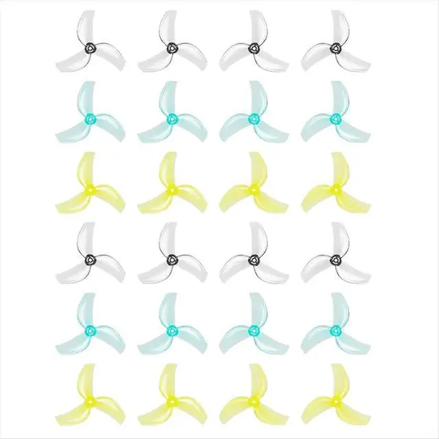 Alt view image 5 of 6 - 12Pairs 1611 3-Blades PC Propeller 12CW+12CCW Propeller for RC Pavo Femto Brushless BWhoop FPV Racing Quadcopter D