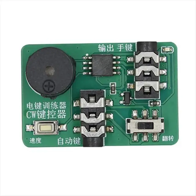 Alt view image 4 of 6 - Hand Key Oscillator CW Key Trainer Automatic Key Exerciser Automatic Key Controller Can Adjust the Transmission Speed