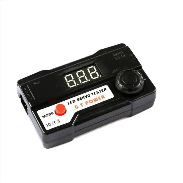 Alt view image 5 of 6 - Servo Tester 1-4PCS Servo Speed Controller Tester with LED Display Dual Mode Manual and Auto