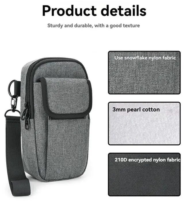Alt view image 5 of 6 - Case for Mobile 6 5 4 Gimbal Stabilizer Storage Bag Waist Pack Pouch Handheld Strap Box