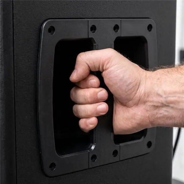 Alt view image 4 of 6 - Professional Recessed Speakers Cabinet Handles 172x212 Handle Pull-Out Handle Speaker for Stage Speakers