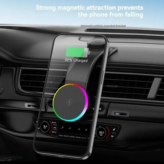 Alt view image 6 of 6 - Car For Phone Magnetic Car Bracket Car Navigation Suitable For