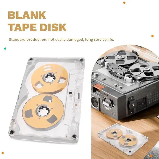 Alt view image 5 of 6 - 55 Minute Blank Tape Disk Double-Sided Metal Small Open Disk Blank Cassette Tape Tape Disk