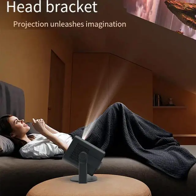 Alt view image 6 of 6 - Desktop Projector Stand with 360 Degree Rotateing 1/4In Mount Adjustable for Home and Offices Projector Holder A