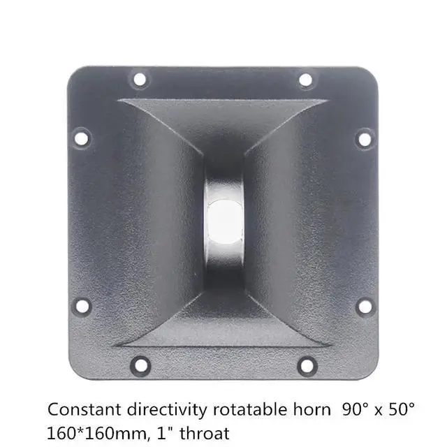 Alt view image 4 of 6 - 2PC DJ Tweeter Speaker Horn 160*160 1 Throat Car HiFi Piezo Treble For Professional Mixer Audio Home Theater Karaoke PA System