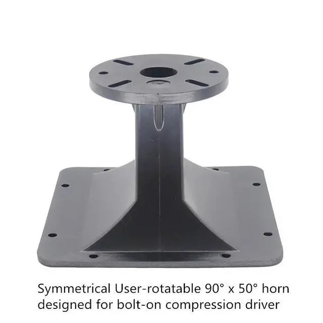 Alt view image 6 of 6 - 2PC DJ Tweeter Speaker Horn 160*160 1 Throat Car HiFi Piezo Treble For Professional Mixer Audio Home Theater Karaoke PA System