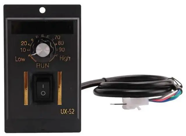 Alt view image 4 of 6 - AC 220V 50Hz 15-400W Motor Speed Controller Digital Adjustable Stepless Motor Speed Controller 0-1450Rpm