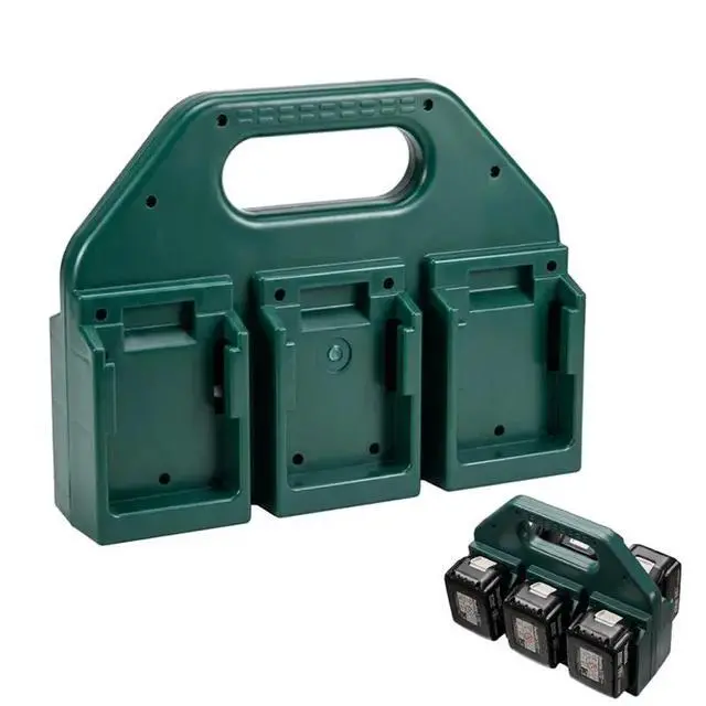 Alt view image 6 of 6 - 6 Slot Holder And Rugged Case Organizer For 18V&14.4V