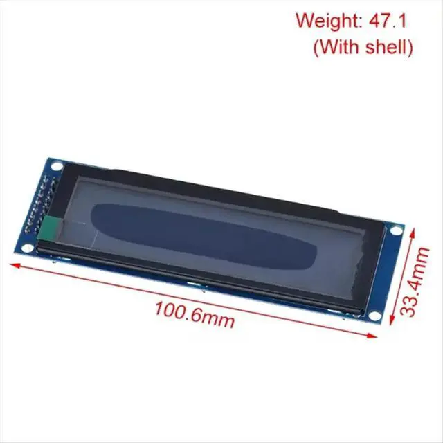 Alt view image 4 of 6 - OLED Display 3.12inch 256x64 25664 Dots Graphic LCD Module Display Screen LCM Screen SSD1322 Controller Support SPI