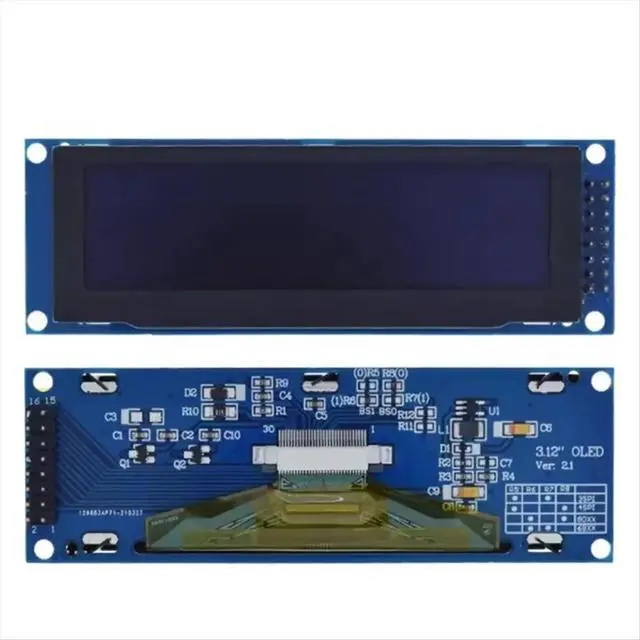 Alt view image 5 of 6 - OLED Display 3.12inch 256x64 25664 Dots Graphic LCD Module Display Screen LCM Screen SSD1322 Controller Support SPI