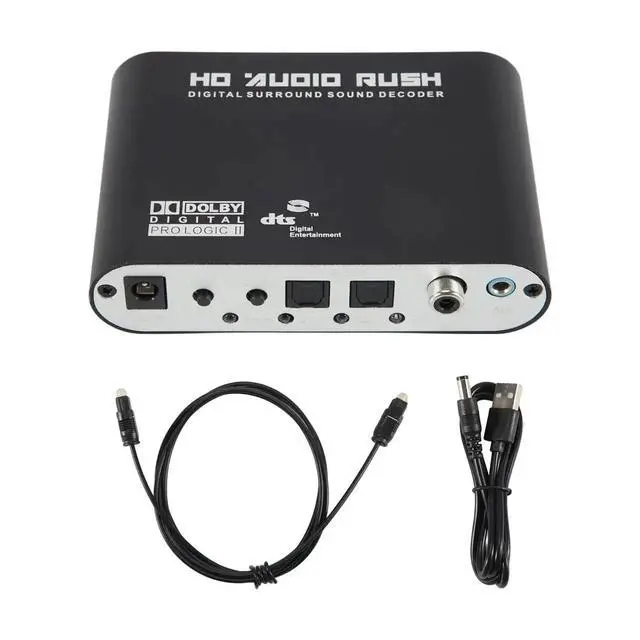 Alt view image 6 of 6 - 5.1 CH Audio Decoder SPDIF Coaxial To DTS AC3 Digital To 5.1 Amplifier Analog Converter For ,DVD Player,