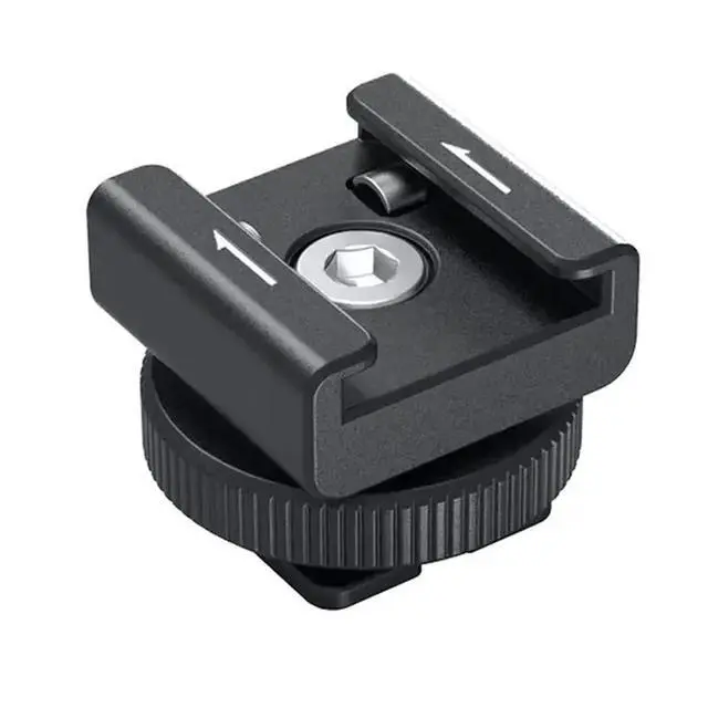 Alt view image 4 of 6 - Microphone Support For Mic/Mic 2 And RODE GO II With Camera Flash And Cold Shoe Mount