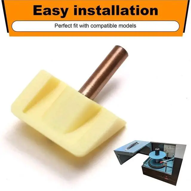 Alt view image 4 of 6 - Stylus Needle Replacement for Seeburg JukeBox V204 P340 345 4728-D7 Vinyl Phonograph Turntable Part with Brush