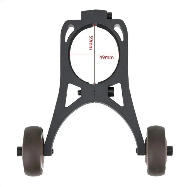 Alt view image 5 of 6 - Handstand Auxiliary Wheel Bracket Folding Bracket Wheel for M365 1S Pro F40 F30 F25