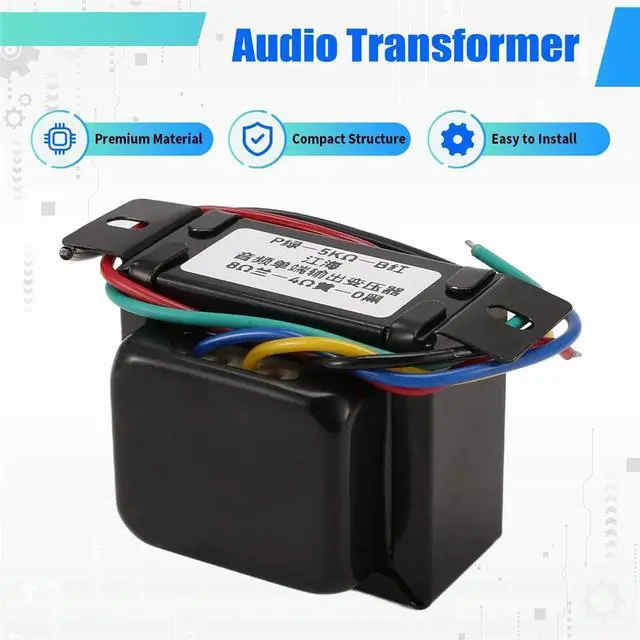 Alt view image 4 of 6 - 1PCS Tube Amplifier Single-Ended 5K Single-Ended Output Transformer for 6P1 6P14 6P6 0-4-8 Ohm DIY Vacuum Tube Amplifier