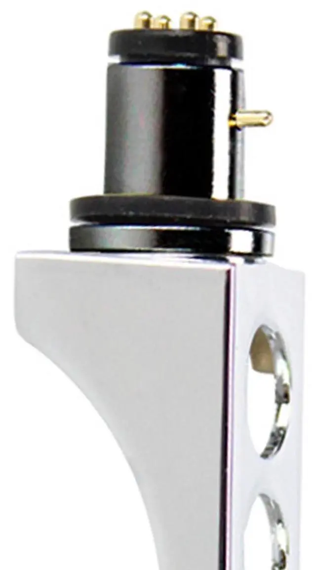 Alt view image 5 of 6 - 2X Universal LP Disc Record Player Phono Turntable Headshell 4-Pin Aluminum Alloy With OFC Leadwires