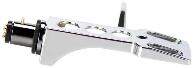 Alt view image 6 of 6 - 2X Universal LP Disc Record Player Phono Turntable Headshell 4-Pin Aluminum Alloy With OFC Leadwires