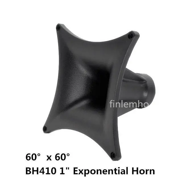 Alt view image 4 of 6 - 1PC Speaker Horn Tweeter Waveguide 1 Inch 60° x 60° Eminence BH410 Replacement For Home Theater Professional PA System