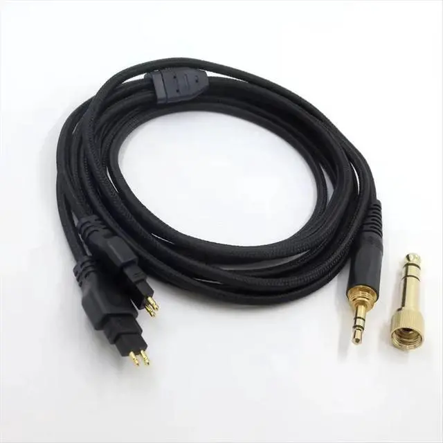 Alt view image 6 of 6 - Earphone Cable 3.5mm to 6.35mm Audio Cord for HD580 HD600 HD650 660s Headset Cable Earphone Accessories