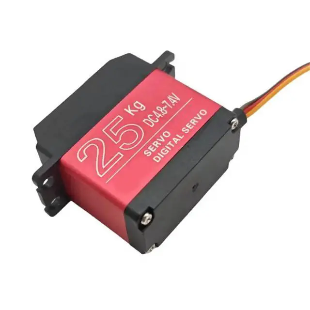Alt view image 4 of 6 - 20KG 180° Digital Servo High Torque Torque Metal Shell Iarge Angle Model Airplane Model Car Waterproof Robotic Arm