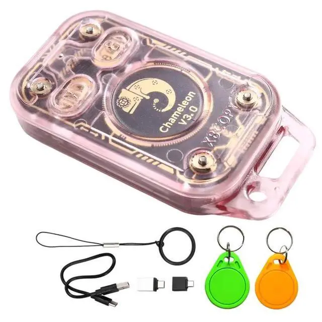 Alt view image 4 of 6 - Chameleon V3.0 RFID Smart Chip Reader Smart Card Emulator ID IC Tag Copyer Reader Writer+1XUID/CUID Keychain