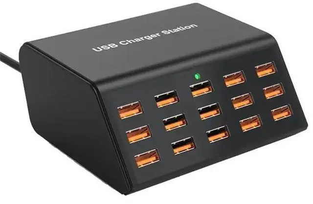 Alt view image 4 of 6 - 100W Desktop Universal USB 15 Ports USB Fast Charging Station For Ipad 15 14 13 Pro For EU Plug