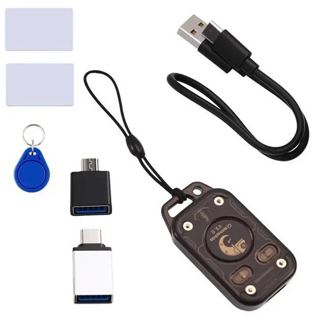 Alt view image 4 of 6 - Smart Card Emulator Chameleon V3.0 RFID Smart Chip Reader+ 1Xuid Keychain+ 1Xuid Card+ 1Xcuid Card 13.56Mhz 125Khz