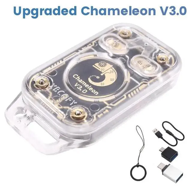 Alt view image 3 of 4 - RFID Smart Chip Reader Emulator Chameleon V3.0 125K 13.56M ID IC Tag Copyer+ 6XUID Keychain+ 6XUID Card+ 6XCUID Card