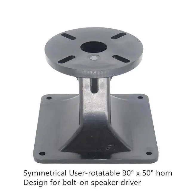 Alt view image 6 of 6 - 2PC DJ Tweeter Speaker Horn 1" Throat 120*120 Car HiFi Piezo Treble For Home Theater Professional Audio Public Address System