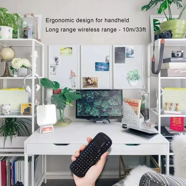 Alt view image 4 of 6 - Mini Bluetooth+2.4GHz Keyboard with Touchpad MouseCombo for Android TV Box/PC/Tablet// 3/HTPC