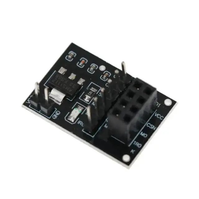 Alt view image 5 of 6 - 8Pcs NRF24L01+PA+LNA Module With Antenna 1100 Meters Long Distance With NRF24L01 Module Adapter 3.3V