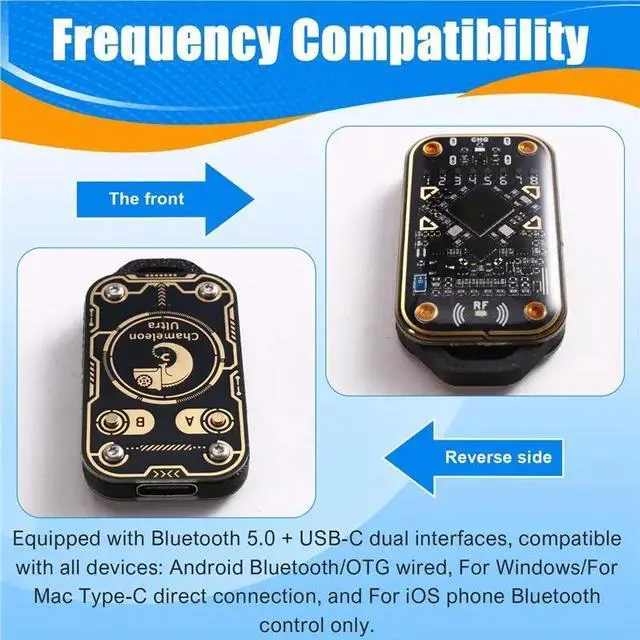 Alt view image 5 of 6 - Chameleon V3.0 RFID Smart Chip Emulator ID IC 125K 13.56Mhz Smart Card Tag Copyer RFID Smart Card Reader Read Writer