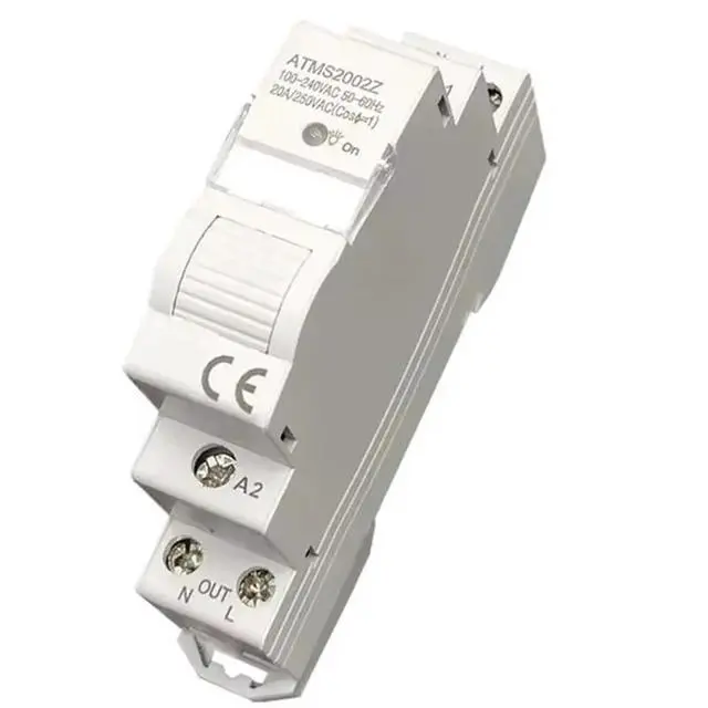 Alt view image 4 of 6 - Tuya Smart Life 20A Relay Switch Zigbee Energy Power Monitor Din Rail Timing Function App Remote Control Work For Alexa Hom