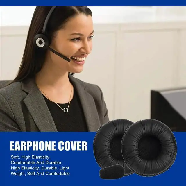Alt view image 4 of 6 - Headset Ear Cushions, Earpads Replacement Ear Pad Covers for PRO 920 930 935 9450 9460 9465 9470 Headphones