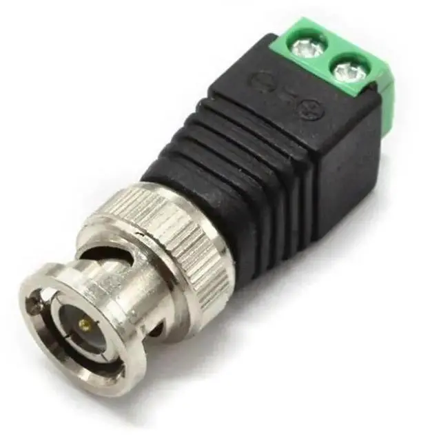 Alt view image 5 of 6 - IDUD 60Pcs Male Metal BNC Connector With DC Connector Plug Screw Terminal UTP Video Balun For CCTV Surveillance Camera
