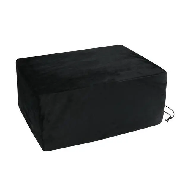 Alt view image 5 of 6 - Record Player Dust Cover for Nostalgic Record Players, Turntable Protective Dust Case with Drawstring Strap
