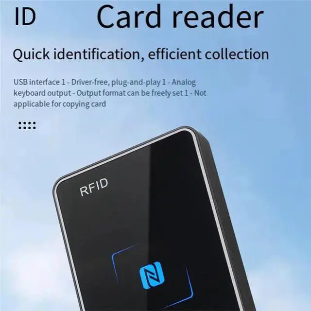 Alt view image 5 of 6 - ID Card Reader 125Khz HID Access Control Card Issuer USB Interface Driverless Swipe Device