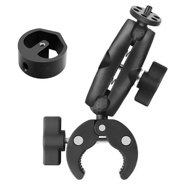 Alt view image 4 of 6 - For Starlink Mini 2025 Adjustable Pole Mount Clamp Mount 1/4-20 Threaded Tripod Adapter Born 2024/2025 Pipe Adapter