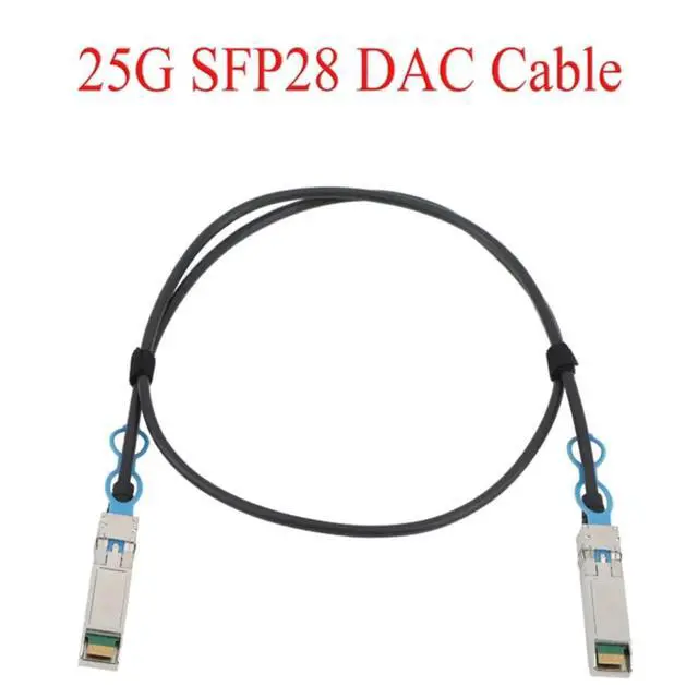 Alt view image 4 of 6 - 25G SFP28 Copper Cable 1M High Speed Fiber Optic Cable for Ethernet Switch