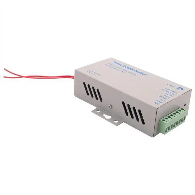 Alt view image 6 of 6 - Access Control Power Supply Transformer Door System Adapter AC110-240V Covertor System Machine White DC12V 5A