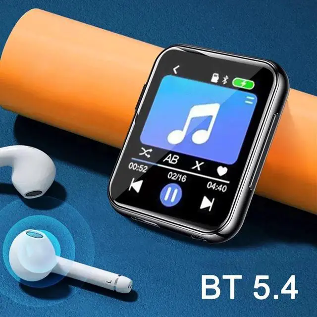 Alt view image 6 of 6 - MP3 Music Player with Bluetooth 5.4 HiFi MP4 Full Touch Screen Built-in Speaker Recorder Camera Video Player