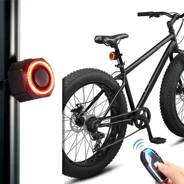 Alt view image 5 of 6 - Bicycle Alarm Bike Rear Lamp Burglary Alarm Vibration Motion Sensor IP65 Waterproof