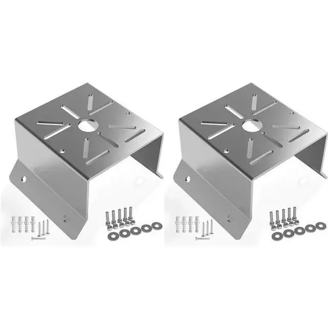 Alt view image 4 of 6 - 2X External Camera Corner Mount Bracket For Dome Camera Bracket Base