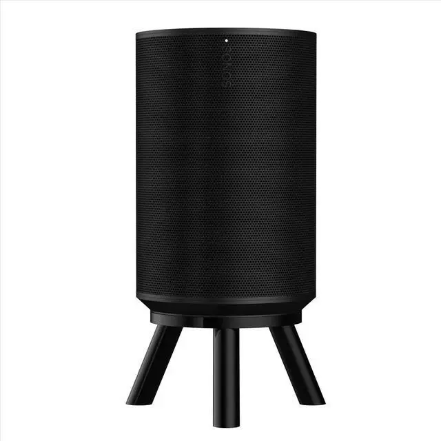 Alt view image 4 of 6 - Desktop Bracket Stand Holder for Era 100 Sound Speaker Sturdy Metal Rack Speaker Accessories Black